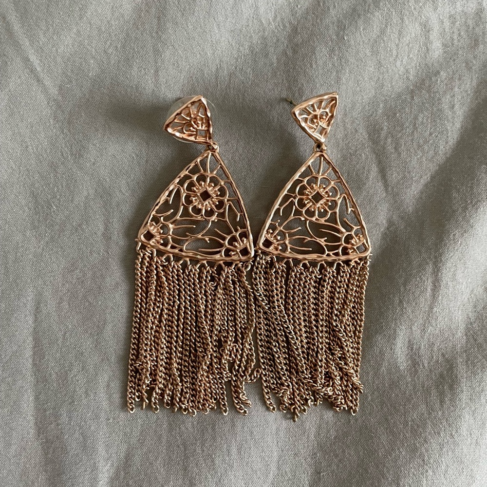Kendra Scott Rose Gold Ana Statement earring